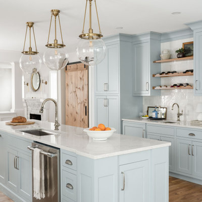 Inspiration for a timeless home design remodel in Boston
