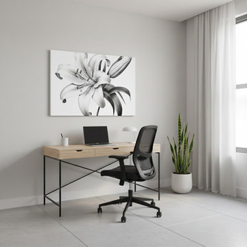 A Moment of Bloom Minimal Style Wall Art