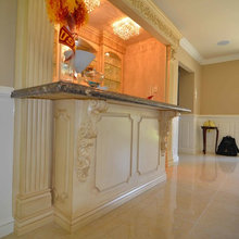 bar cabinet color