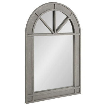 Stonebridge Rustic Arch Mirror, Gray 24x36