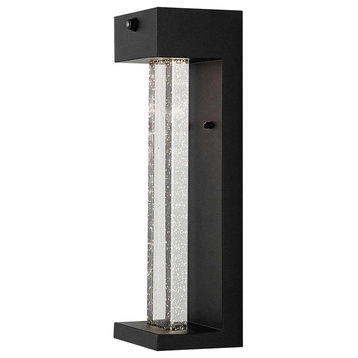 JONATHAN Y Lighting JYL2404 Miranda 16" Tall LED Wall Sconce - Black