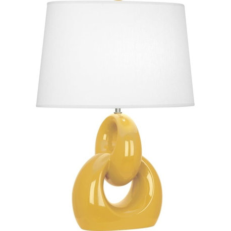 Robert Abbey Fusion TL Fusion 27" Novelty Table Lamp - Sunset Yellow