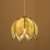 Decor Lotus Brass Pendant Light Fixture, Farmhouse Pendant Chandelier