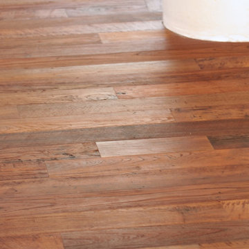 Pela distressed Teak Flooring - Private Residence - Santa Barbara