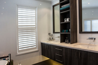 This is an example of a contemporary bathroom in Central Coast.