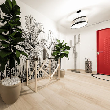 Aménagement et décoration d'un couloir