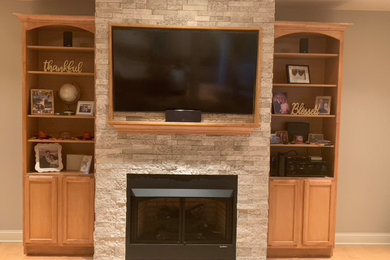 Inspiration for a contemporary living room remodel in Other