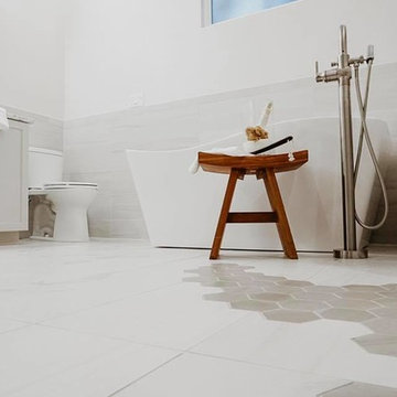 Hexagonal Bathroom