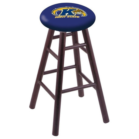 Kent State Extra, Tall Bar Stool, Dark Cherry