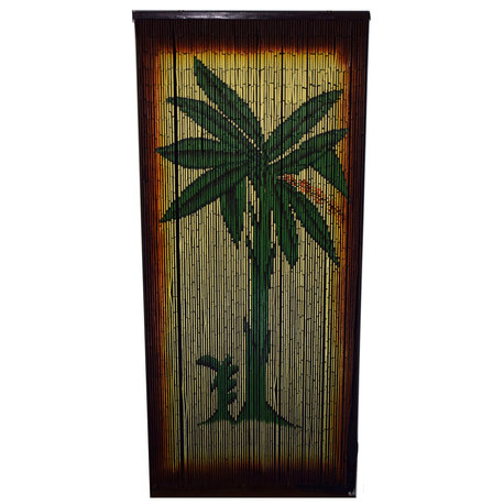 Banana Tree Scene Curtain