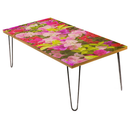 Bold Bougainvillea 24" Coffee Table