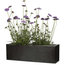 Trough Fiberstone Contemporary Black Planter, 28x88x28 Cm