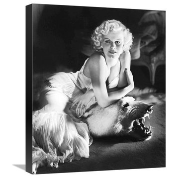 "Jean Harlow" Stretched Canvas Giclee by Hollywood Photo Archive, 18"x22"