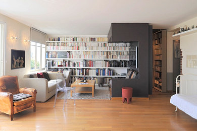 Aménagement d'un salon contemporain.