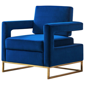 Nakeira Barrel Chair Blue