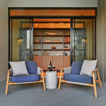 Laura Britt Design: Highland Park West New Construction Twilight