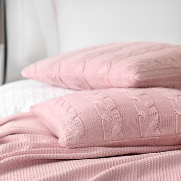 Decorative Pillow Haley Pink 18"x18"