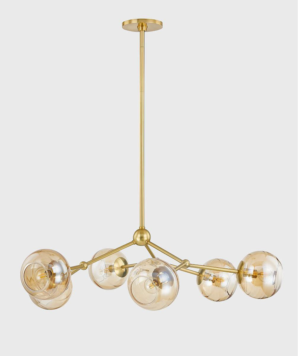 Mitzi Trixie Chandelier Aged Brass - Contemporary - Chandeliers - by ...