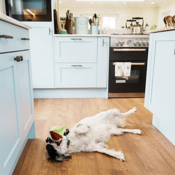 Salcombe Blue Shaker Kitchen