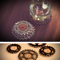 EnEn Design - Bicycle Gear Cog Coasters - Coasters