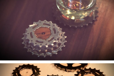 Bicycle Gear Cog Coasters