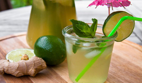 Aux fourneaux : Du thé glacé au citron vert, gingembre et menthe