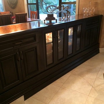 Nokomis, FL. Custom built-in cabinet