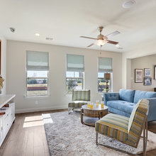 Living area in dining room