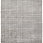 Four Hands - Amaud Rug, Grey/Beige,6'X9' - With a loop and short pile of alternating wool and viscose, neutral grey and beige hues contrast for a versatile look and tactile texture.