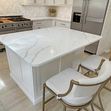 Kitchen, Wet Bar & Powder Room