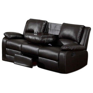 Row One Genesis Loveseat Power Recliner Jamestown Brown 