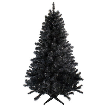 7' Black Colorado Spruce Artificial Christmas Tree - Unlit
