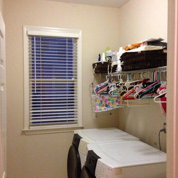 Laundry room makeover BEFORE