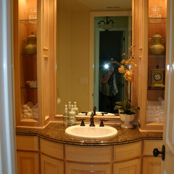 Vanities- Maple- radius front door