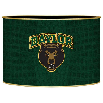 L3106-Baylor with Bear Head on Green Crock Letter Box