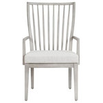 Universal Furniture - Universal Furniture Modern Farmhouse Bowen Arm Chair - Set of 2 - Inspired and inviting, the Bowen Arm Chair features a clean-lined body, a contemporary slat back and an upholstered seat, creating a modern seating option.