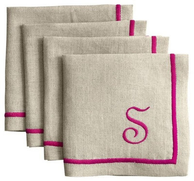 Contemporary Napkins by Mark and Graham