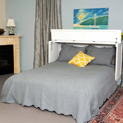 Arason Brussels Murphy Cabinet Bed | Grey - Murphy Beds