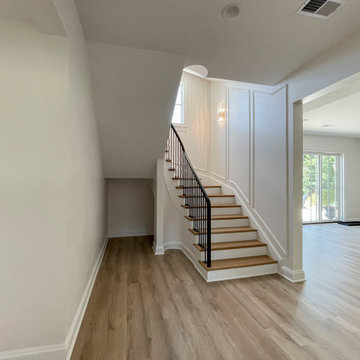 Project #106 | Winding Staircase with Modern Balustrade