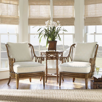 Ocean Breeze Chair With Exposed Rattan Details
