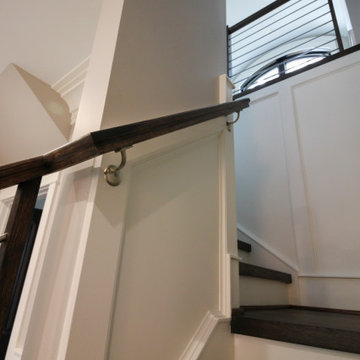 Project #72 | Modern Staircase with Horizontal Steel Rod Railing