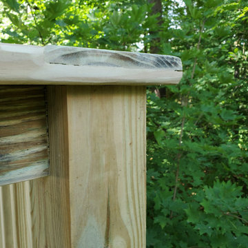 Deck with a Woodland View