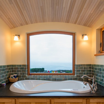 curved ceiling ensuite