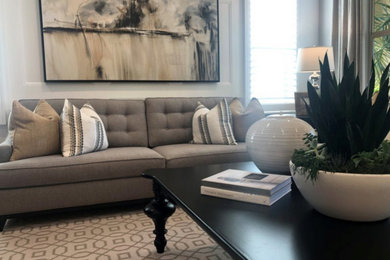 Inspiration for a living room remodel in Boston