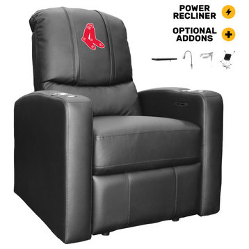 Boston Red Sox Cooperstown Primary Man Cave Home Theater Power Recliner