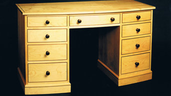 Maple Bow Fronted Desk