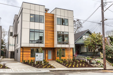 Inspiration for an exterior home remodel in Seattle