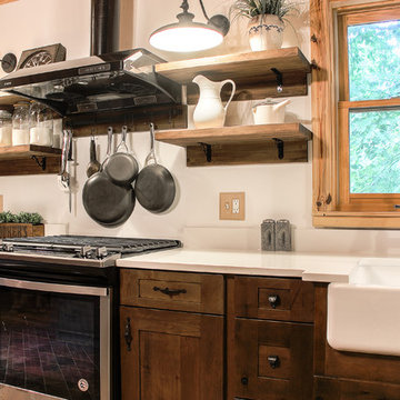 Log Cabin Little Mountain Kitchen