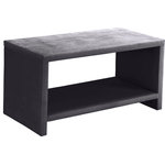 Meridian Furniture - Cleo Velvet Night Stand, Gray - Keep nighttime items close at hand with this Cleo night stand. The perfect accompaniment to your Cleo bed, this night stand is available in an array of colors for spot-on coordination. It's upholstered in soft grey velvet material for a luxe look and has an open shelf for easy storing of books and other items.