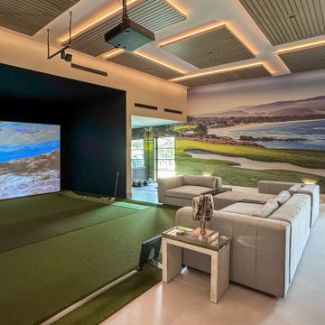 Brenham Trackman Clubhouse. "The real mancave"